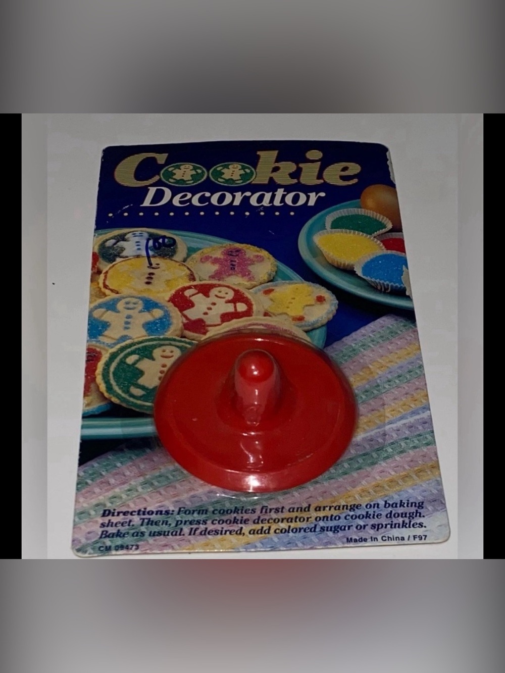vintage Wilton Christmas Gingerbread Man cookie Design Kit